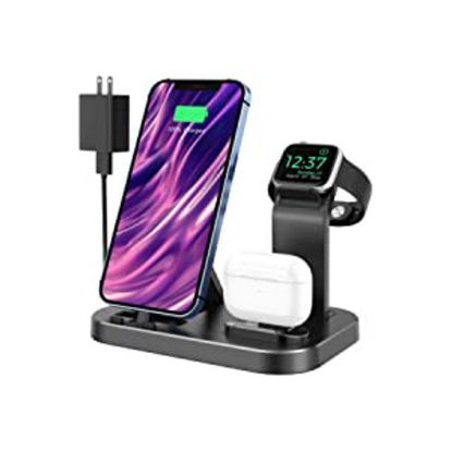 Charging Station for Apple Multiple Devices, 3 in 1 Fast Charger Station Dock for iPhone Series 14/13/12/11/X/8 Plus